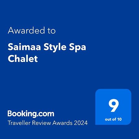 Saimaa Style Spa Chalet Іматра Екстер'єр фото