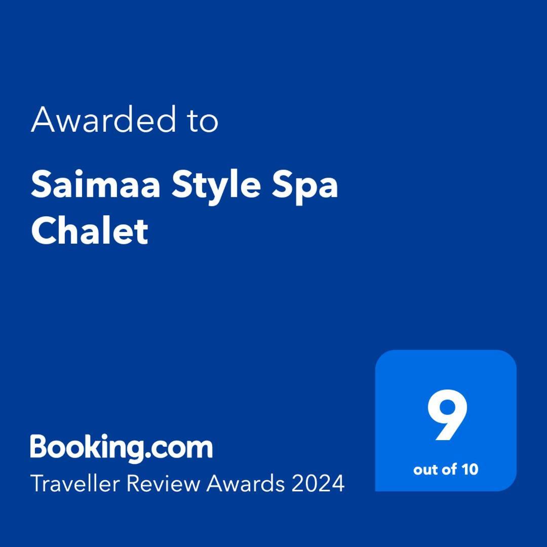 Saimaa Style Spa Chalet Іматра Екстер'єр фото
